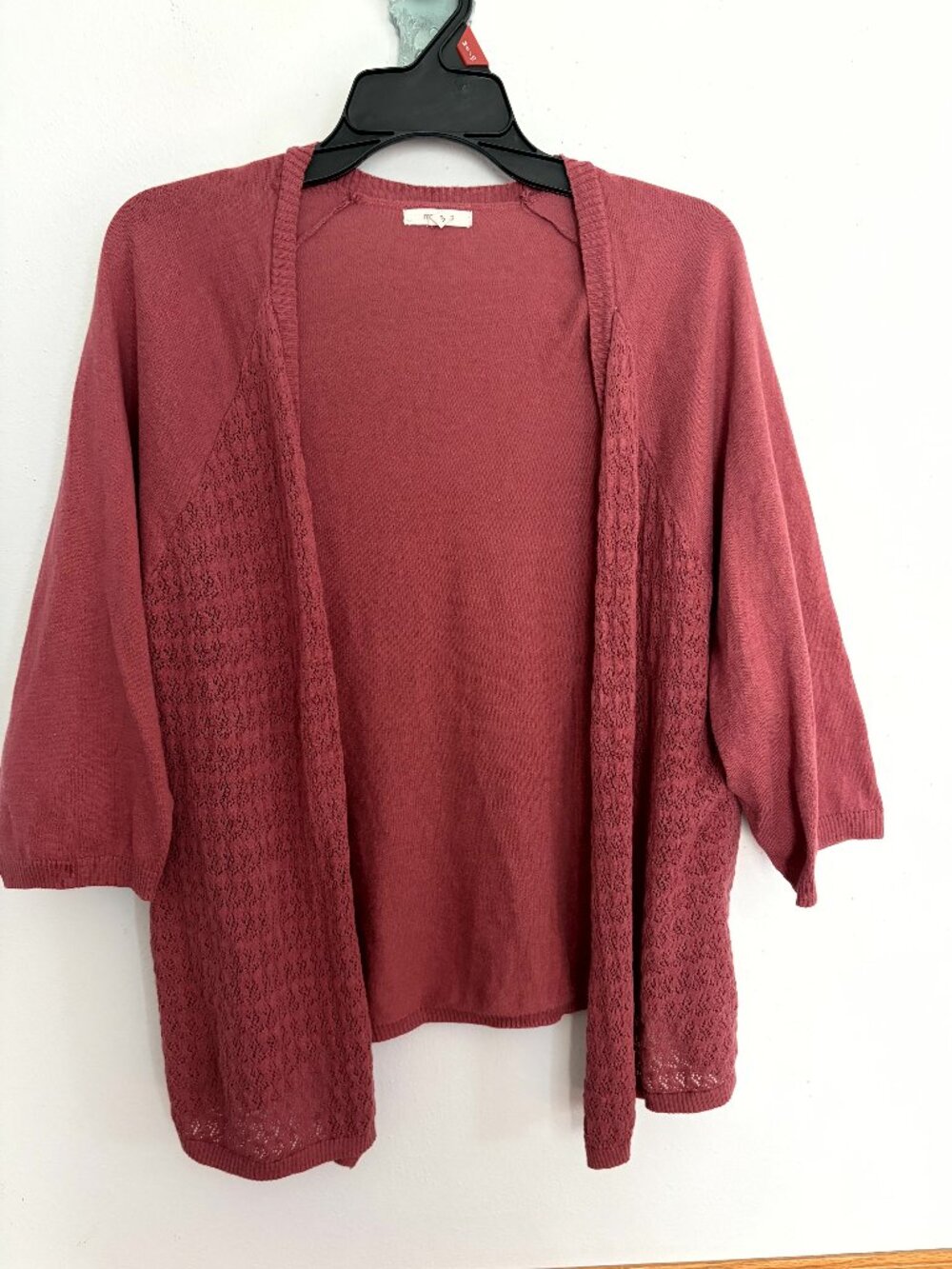 Maurices Women's Cardigan Sweater Size 3X Mauve Lightweight